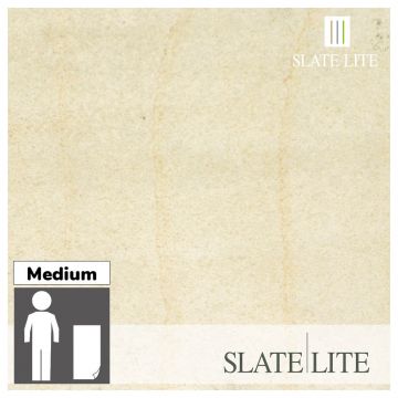 Slate-Lite Clear White Stripe Stone Veneer